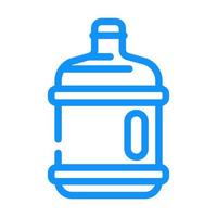 water plastic bottle color icon vector illustration