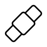Handaplast icon with simple shape and line style vector