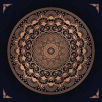 Ornamental luxury mandala background with Premium Vector