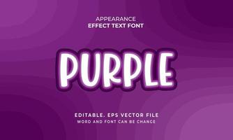 Stickers text effects font for Banner vector