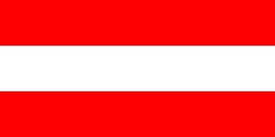 insulated color vector illustration flag austrian