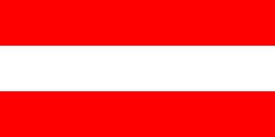 insulated color vector illustration flag austrian