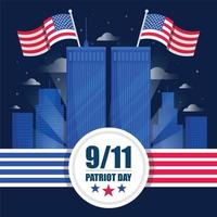 Patriot Day Concept vector