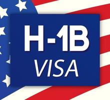 Visa Type H1B temporary work for workers vector