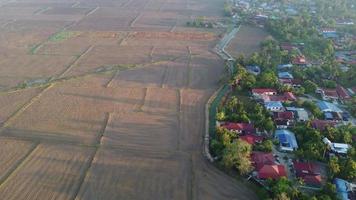 malaysisches dorf mit luftpanorama video