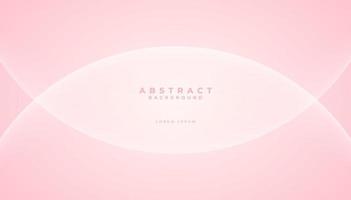 Abstract minimal gradient pink curves background. Landing page, flyer, banner, card. Vector