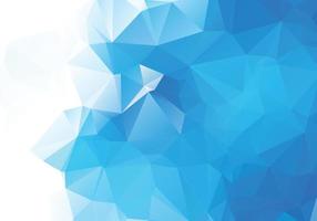 Modern blue low poly triangle shapes background vector