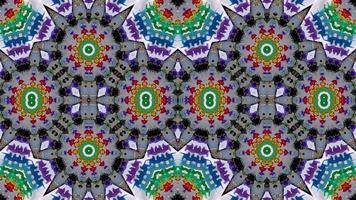 Colorful kaleidoscopic view. video