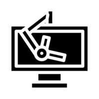 kuhlman architect equipment glyph icon vector illustration