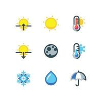 Colorful design icon of temperature humidity 6746819 Vector Art at