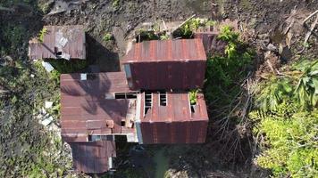 Abandoned disrepair Malays Kampung house video