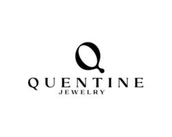 luxury letter Q jewelry logo icon for beauty and fashion business vector