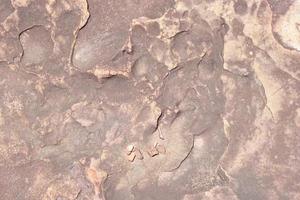 beautiful patterned stone floor was eroded by water and wind. photo