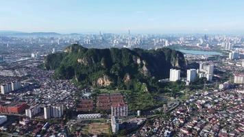 vista de drones de viviendas residenciales video