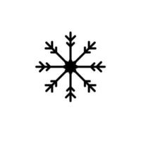 Winter, Snowfall, Snow, Snowflake Solid Line Icon Vector Illustration Logo Template. Suitable For Many Purposes.