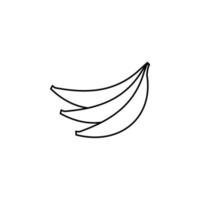 fruta, fresca, saludable delgada línea icono vector ilustración logotipo plantilla. adecuado para muchos propósitos.