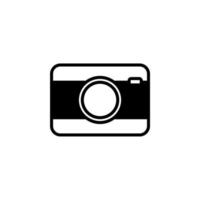 Camera, Photography, Digital, Photo Solid Line Icon Design Concept For Web And UI, Simple Icon Suitable for Any Purposes. vector