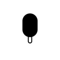 helado, postre, dulce línea sólida icono vector ilustración logotipo plantilla. adecuado para muchos propósitos.