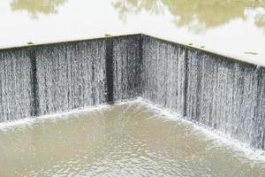 water falling from the reservoir photo