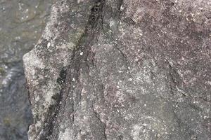 wind stone background. erosion creates a beautiful pattern beside the river. photo