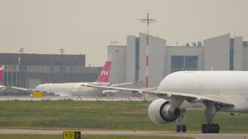 Boeing 777 cargo on the taxiway video