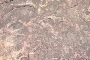 beautiful patterned stone floor was eroded by water and wind. photo