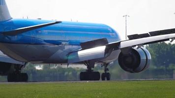 klm boeing 777 landung video