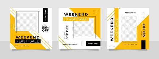 fashion sale social media post or banner template
