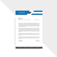 business corporate Unique minimal letterhead design a4 for print vector