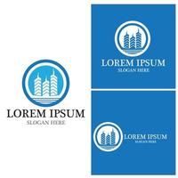 Property and Construction Logo design vector