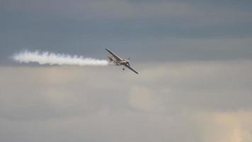 Red Bull challenge airplane at the stage video