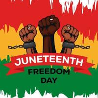 juneteenth illustration with hands