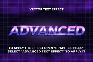 advanced text effect fully editable vector