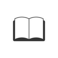 book icon on white background vector