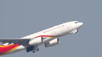 hong kong luchtvracht airbus a330 vertrek uit hong kong video