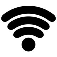 Wi-Fi icon. Wireless network for data transmission and device interconnection. Flat.Doodle sketch. Vector illustration