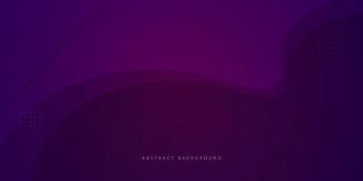 Simple abstract dark purple geometric background. Liquid color background design. wavy shapes composition. Eps10 vector