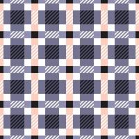 Classic pink and blue tartan plaid with stripes seamless pattern. Perfect for clothing, textile. vector