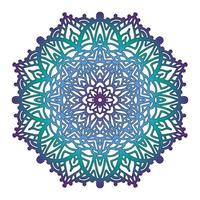 Circular pattern in the form of a mandala vector