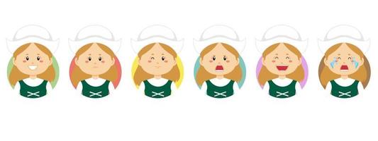 Germany Avatar with Various Expression vector