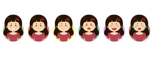 Chile Avatar with Various Expression vector