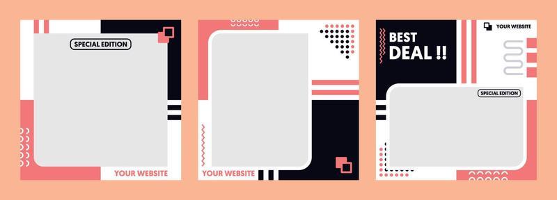 Social Media Template Sales