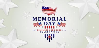 memorial day with star backgrounds for website banner, sign business, social media posts, advertising agency, wallpaper, backdrop, ads campaign, landing page, advertisement, greeting cards, header web