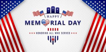 happy memorial day flags frame backgrounds for website banner, poster corporate, sign business, social media posts, advertising agency, wallpaper, backdrop, ads campaign, landing page, header webs