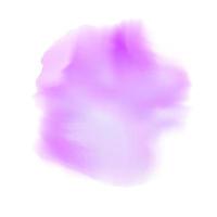 Purple ink realistic watercolor background. Watercolor brush strokes on transparent isolated background. Vector illustration created by Mesh tool for background, wallpaper, print design. EPS10