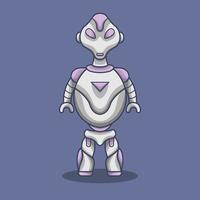 extraterrestre humanoide mecha robot mascota