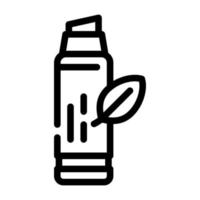 lip balm line icon vector illustration