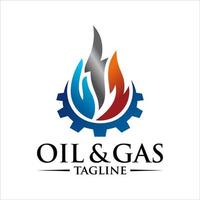 Oil and Gas Industry Logo Template vector