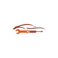 Car service logo car repair logo design template vector