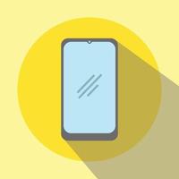 Smartphone icon flat vector illustration